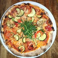 Vegane Gemüsepizza at Saray in Ravensburg
