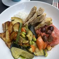 Vegan meal  at FRED in Milan