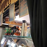 Empanadas, tarta vegana, at Lingueer Saveurs d'Afrik - Food Stall in Madrid