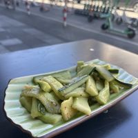 Cucumber salad  at Noodle Fan in Cologne