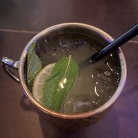 Mamma mule (I would double check if this is vegan before ordering)  at SSAM Korean Food Bar in Copenhagen