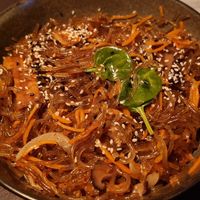 Japchae (so good) at SSAM Korean Food Bar in Copenhagen