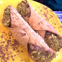 Delicious 100% vegan cannoli desert!  at Pasta Fresca in Reno