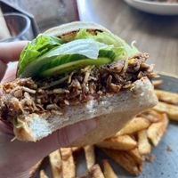 Veggie burger   at Havana in Vancouver