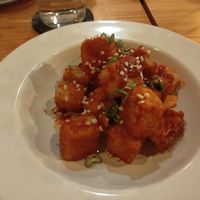 Spicy tofu at Kim's Bap in Sevilla