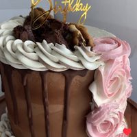 One side for the boy and one for the girl...  at One More Bite Bakery in Monterey