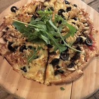 Mushroom and olives  at O'Flynns Irish Pub in Hanmer Springs