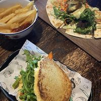 Cassava fries, quesadilla, arepa   at Caribe Latin Kitchen in Christchurch