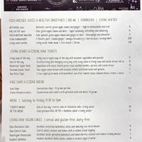 Menu (English)   at Bionectar in Girona