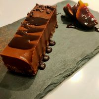 Chocolate raw cake at Bionectar in Girona