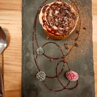 Raw carrot cake at Bionectar in Girona