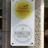 Sign outside  at Bionectar in Girona