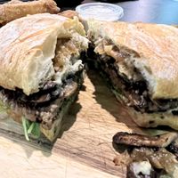   at Mission Burger Co in Austin