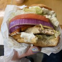   at Mission Burger Co in Austin