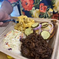 Vegan BBQ Brisket Burger  at Mission Burger Co in Austin