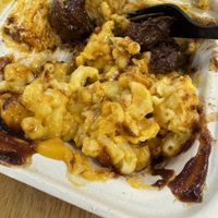 Bbq brisket Mac and cheese   at Mission Burger Co in Austin