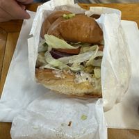 Bacon chicken ranch sandwich   at Mission Burger Co in Austin