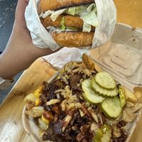   at Mission Burger Co in Austin