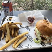 Happy hour- Jr burger and fries for $10 Mon-Fri 4-7 🍔 👏   at Mission Burger Co in Austin