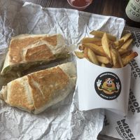 Picture doesn’t do justice for the amount of flavor it packed.  at Mission Burger Co in Austin