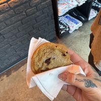 Free chocolate chip cookie! ❤️ at Mission Burger Co in Austin