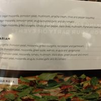 Vegan + Vegetarian pizza! 🍕   at Cuca Libre in Long Branch