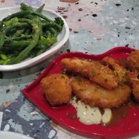 A couple of main dishes at Lulu's in Helsinki