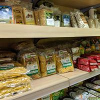 pasta and grains at Green Store in Athens