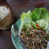 Laap at Ma Ma Alex Restaurant in Nong Khiaw