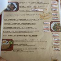 Menu  at Ma Ma Alex Restaurant in Nong Khiaw