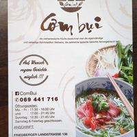 Menu Page 1 at Asia Com Bui in Frankfurt