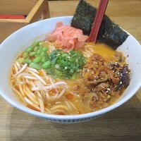 vegan szechuan korean ramen at Bōru Ramen Shop in Lublin