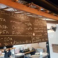 Menu, veg/ mushroom can be made Vegan at La Cocina Mexicana in Abang