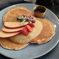 Apple pancakes at deer in Heidelberg