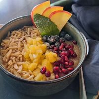 Apple Pie Porridge (wird kalt serviert) at deer in Heidelberg