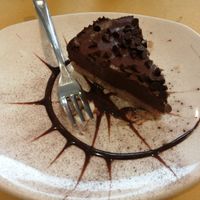 Latte di mandorla e cioccolato fondente at Ops Cucina Mediterranea in Rome