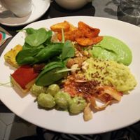 Vegan plate at Ops! at Ops Cucina Mediterranea in Rome