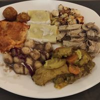 2 platos + 1 porción de tarta + 2 botellines de agua = 40,35€ at Ops Cucina Mediterranea in Rome