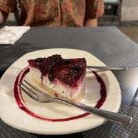 Cheesecake  at Ops Cucina Mediterranea in Rome