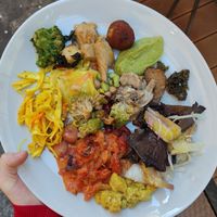 Lunch buffetl at Ops Cucina Mediterranea in Rome