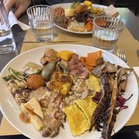 Part of the buffet  at Ops Cucina Mediterranea in Rome