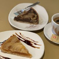 some of the vegan choices of desserts  at Ops Cucina Mediterranea in Rome