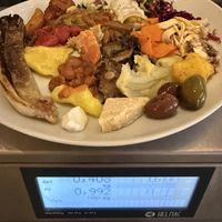 Pay by weight measure  at Ops Cucina Mediterranea in Rome