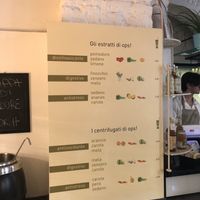 Juices at Ops Cucina Mediterranea in Rome
