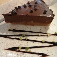 Chocolate cake at Ops Cucina Mediterranea in Rome