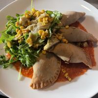 Beyond sausage empanadas. Very goodd  at Zest in Bay Shore