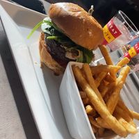 Beyond burger and delicious friess  at Zest in Bay Shore