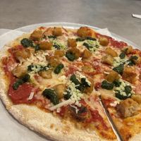 Beyond chicken pizza  at Zest in Bay Shore
