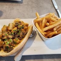 Beyond chikn cheesesteak at Zest in Bay Shore