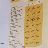 Menu at Tacodeli - North in Austin